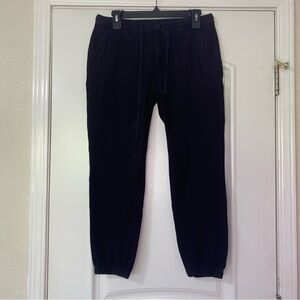 JAMES PERSE BLACK COTTON JOGGERS size 2